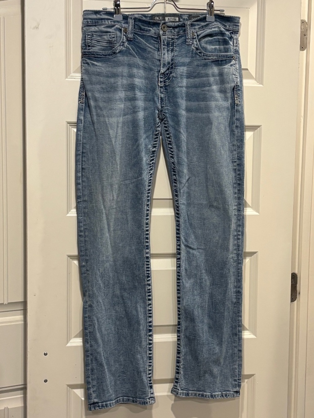 BKE Denim Men's Aiden Jeans Buckle Slim Stretch Bootcut Bootleg 34R